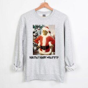 Vintage Holiday Hoobie Whatty Sweatshirt Grinchmas Sweatshirt 90